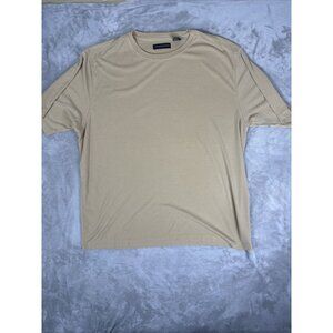 Men’s Jhane Barnes Tan T-shirt Size XL